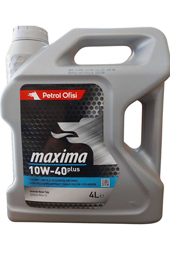 Maxima 10W-40 Plus Motor Yağı 4 Lt