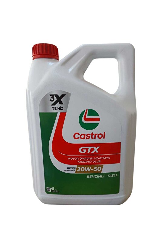 GTX 20W-50 LPG Motor Yağı 4 Lt (Ü.T:19.06.2025)