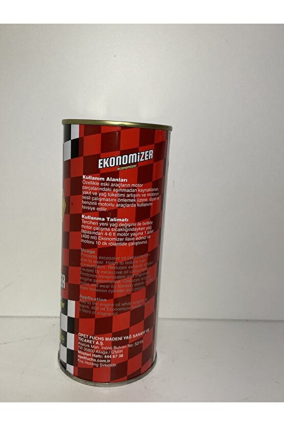 OPET Ekonomizer Motor Yağ Katkısı 400 ml 2025 üretim