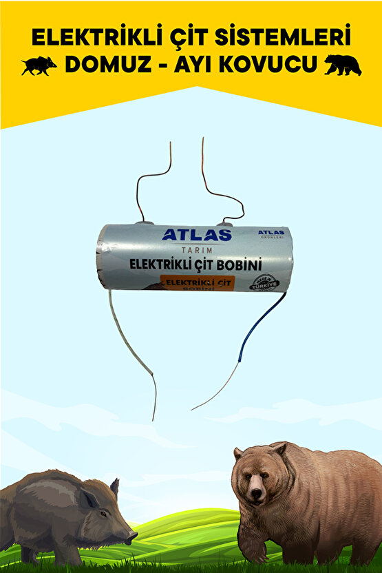 ELEKTRİKLİ ÇİT BOBİNİ 30.000 VOLT DOMUZ AYI KOVUCU