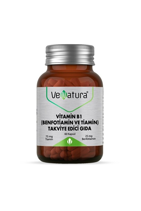 Vitamin B1 (BENFOTIAMIN VE TIAMIN ) 60 Kapsül