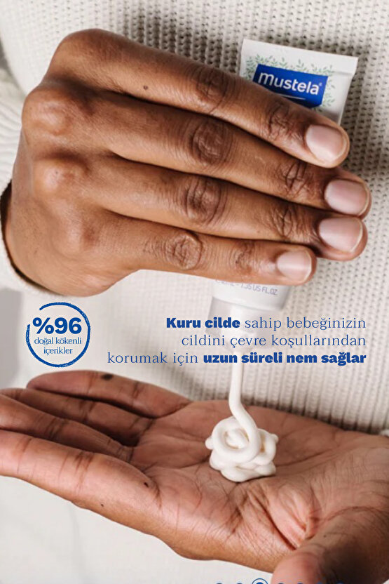 %97 Doğal İçerikli Kuru Cilt Cold Cream içeren Besleyici Nemlendirici Yüz Kremi Bebek Çocuk 40ml