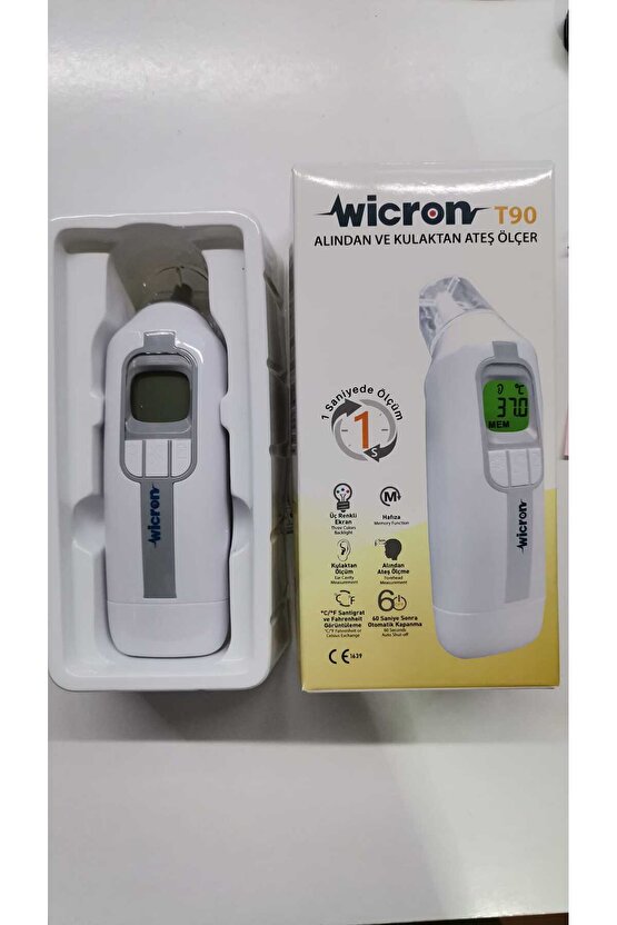 Alından Ve Kulaktan Ateş Ölçer Termometre