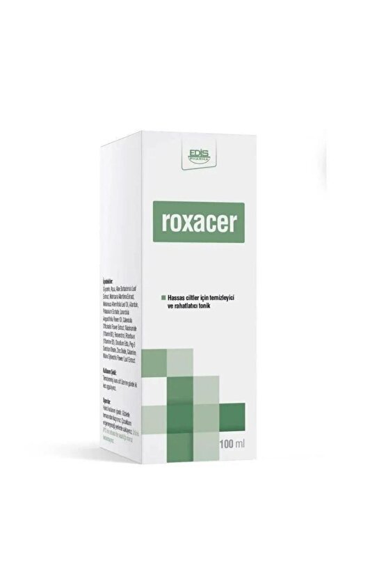 Roxacer Hassas Cilt Temizleyici ve Rahatlatıcı Tonik 100ml