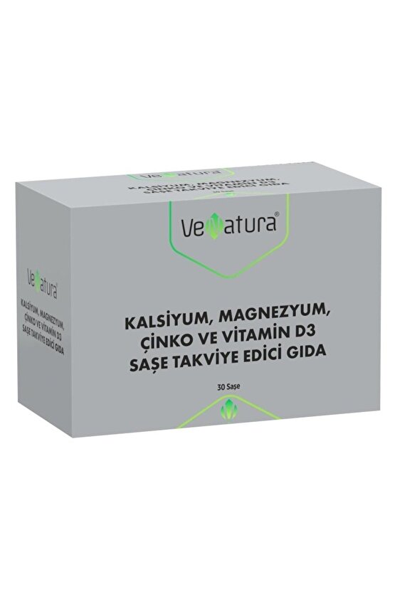 Kalsiyum Magnezyum Çinko Vitamin D3 30 Saşe