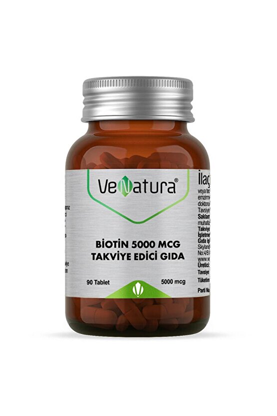 Biotin 5000 mcg 90 Tablet