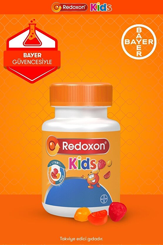 Kids 60 Çiğnenebilir Gummy I Çocuklar Için C Vitamini, D Vitamini Ve Çinko Içeren Takviye