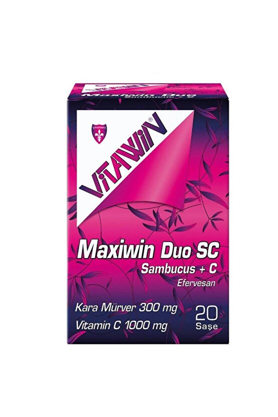 Maxiwin Duo Sambucus C Vitamini Efervesan 20 Saşe