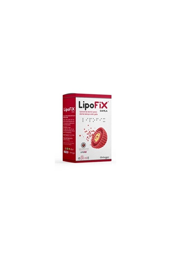Lipofix Damla 30ml (oral Demir Takviye Edici Gıda )