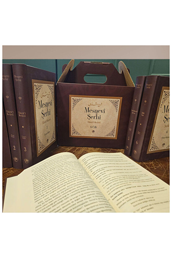 Mesnevi Şerhi (6 Cilt Takım) Mevlânâ Celâleddin-i Rûmî- Şefik Can