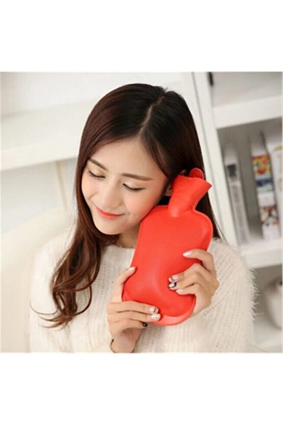 Sıcak Su Torbası, Peluş Kılıflı Sıcak Su Torbası( Küçük Boy) Termofor Kılıflı