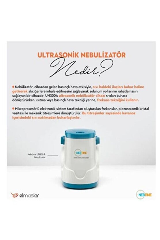 NEBTİME ULTRASONİK NEBULİZATÖR UN300A