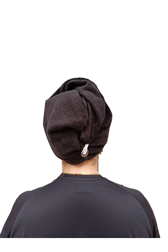 SİYAH SAÇ HAVLUSU BONE