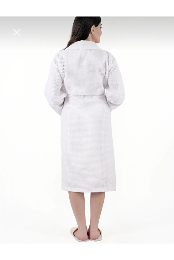 Plaj Sauna Otel Spa Bornozu Waffle Pike Yazlık Unısex