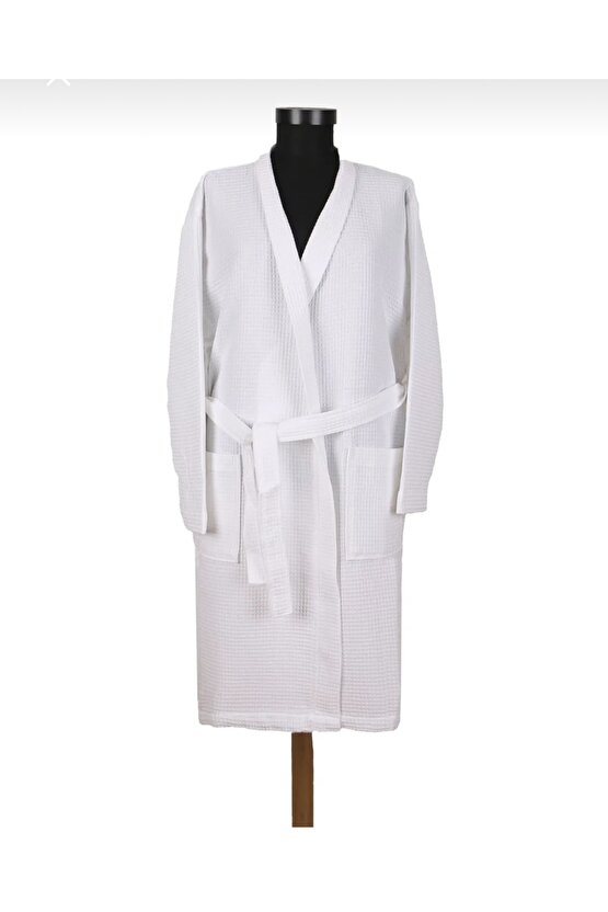 Plaj Sauna Otel Spa Bornozu Waffle Pike Yazlık Unısex