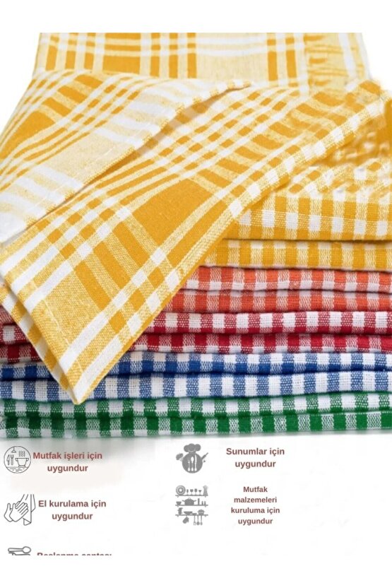 (2 Adet ) 50x70cm Pitikare Beslenme Örtüsü, Kamp Örtüsü, Sunum Peçetesi, Dekoratif Kurulama Bezi