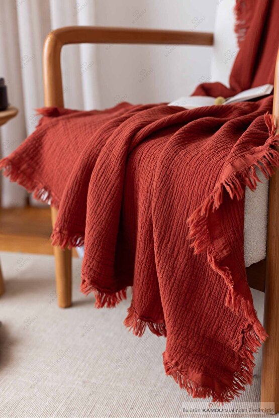 100x200 cm Müslin %100 Pamuk Tv Battaniyesi, Çok Amaçlı Müslin Örtü, Pamuk Battaniye