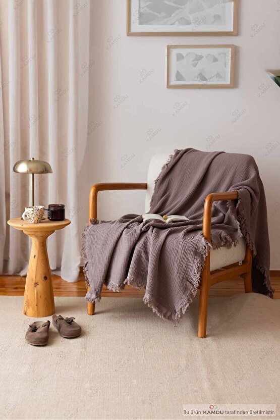 100x200 cm Müslin %100 Pamuk Tv Battaniyesi, Çok Amaçlı Müslin Örtü, Pamuk Battaniye