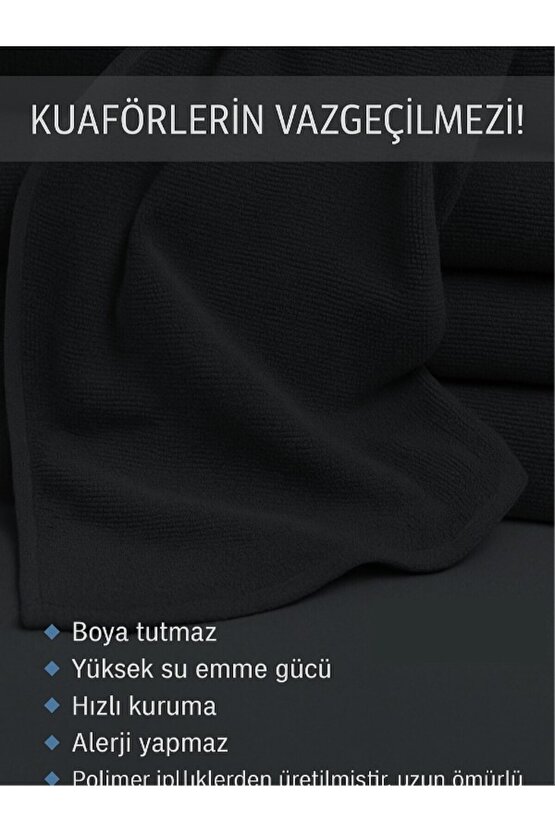 ( 2 Adet ) 50x90cm Mikrofiber Havlu , Berber Havlusu, Kuaför Havlusu, Sporcu Havlusu, El Yüz Havlusu