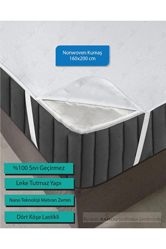 ( 160x200 ) Çift Kişilik Yatak Koruyucu, Nonwoven Kumaş Yatak Alezi, Hasta Alezi ,Sıvı Geçirmez Alez