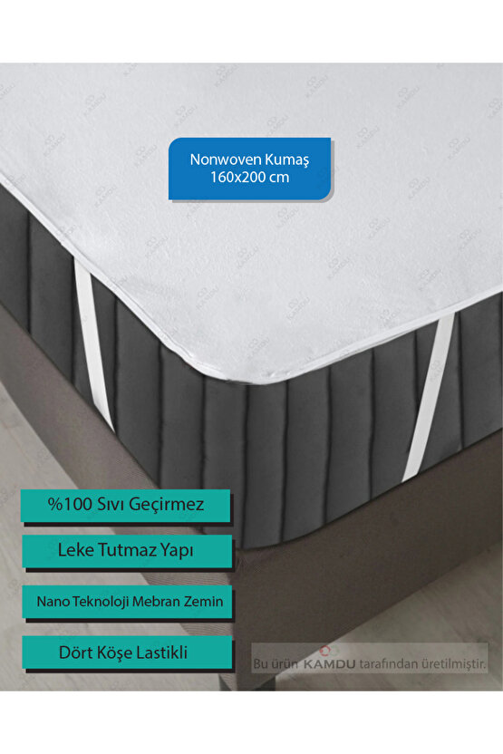 ( 160x200 ) Çift Kişilik Yatak Koruyucu, Nonwoven Kumaş Yatak Alezi, Hasta Alezi ,Sıvı Geçirmez Alez