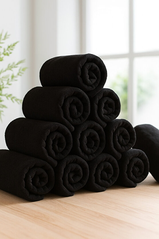 ( 1 Adet ) 50x90cm Mikrofiber Havlu , Berber Havlusu, Kuaför Havlusu, Sporcu Havlusu, El Yüz Havlusu