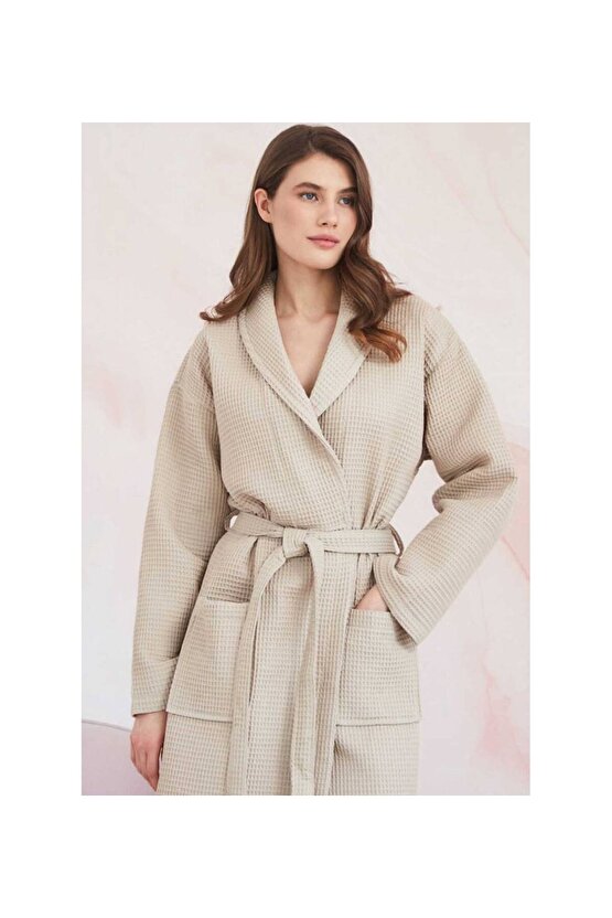 Pike Bornoz , Sabahlık Bornoz , Waffle Pike Bornoz ,unisex Pike Bornoz ,hamam Sauna Bornoz