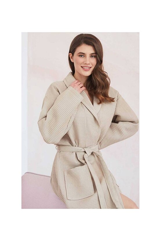 Pike Bornoz , Sabahlık Bornoz , Waffle Pike Bornoz ,unisex Pike Bornoz ,hamam Sauna Bornoz