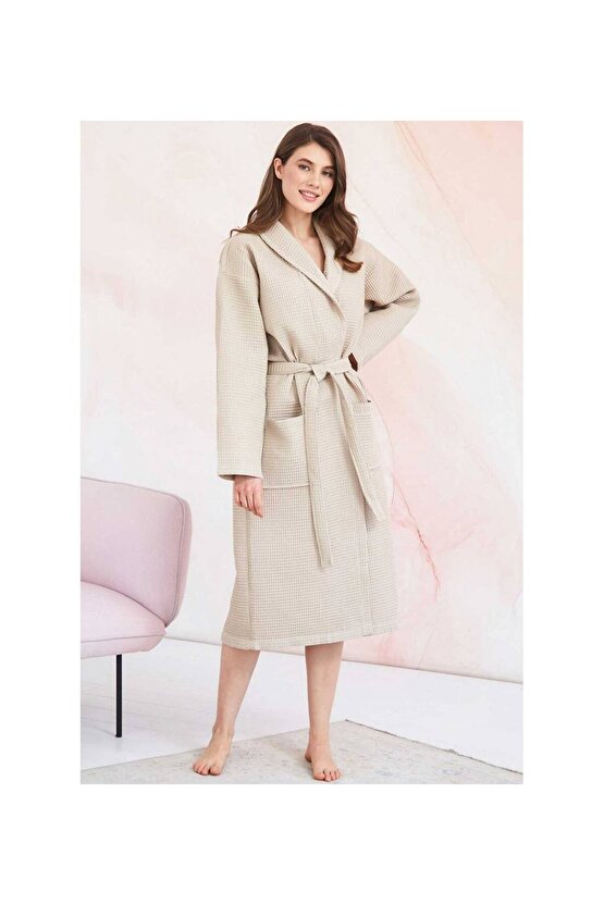 Pike Bornoz , Sabahlık Bornoz , Waffle Pike Bornoz ,unisex Pike Bornoz ,hamam Sauna Bornoz