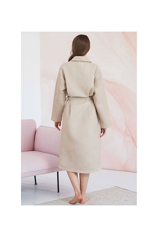 Pike Bornoz , Sabahlık Bornoz , Waffle Pike Bornoz ,unisex Pike Bornoz ,hamam Sauna Bornoz