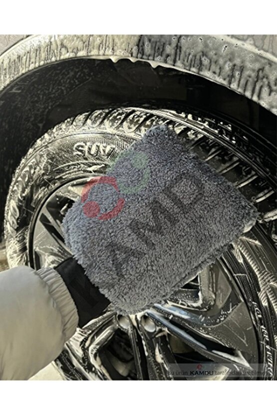 ( 1 Adet ) Oto Eldiven, Pasta Cila Eldiveni, Oto Kurulama Eldiveni, Mikrofiber Çizmez Eldiven