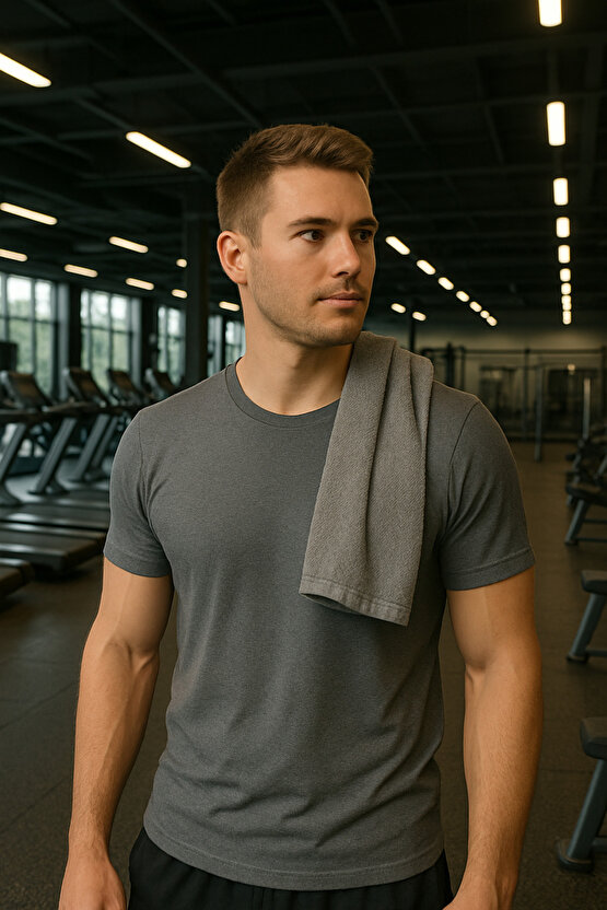 ( 3 Adet ) 50x90cm Pamuklu Havlu , Berber Havlusu, Kuaför Havlusu, Sporcu Havlusu, El Yüz Havlusu