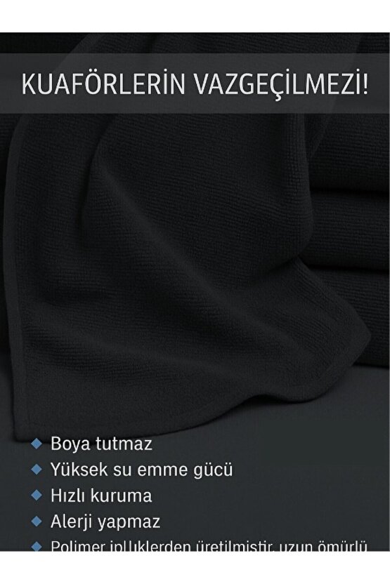 ( 1 Adet ) 50x90cm Mikrofiber Havlu , Berber Havlusu, Kuaför Havlusu, Sporcu Havlusu, El Yüz Havlusu