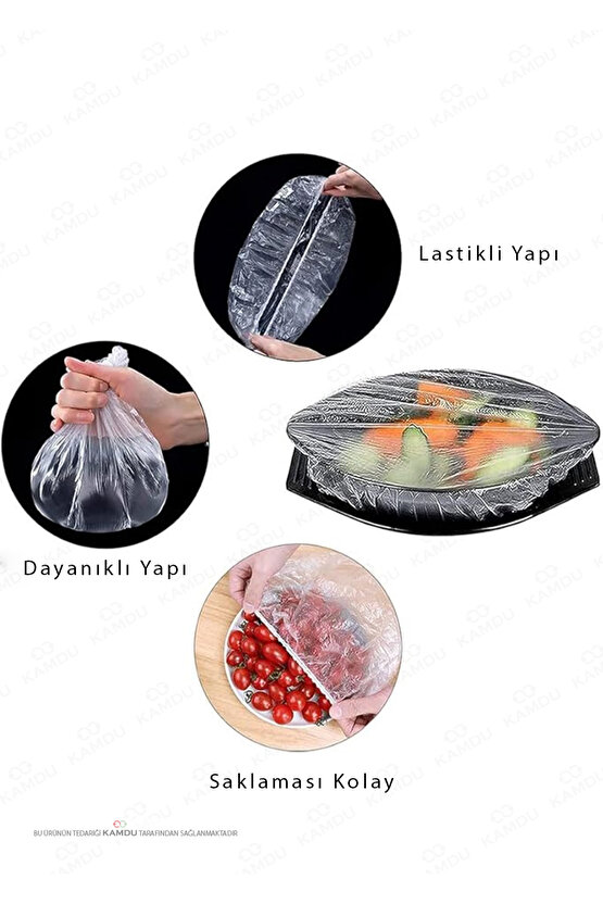 Çok Amaçlı Bone 200 Adet, Tabak Bonesi, Gıda Bonesi, Tencere Bones, Saç Bonesi