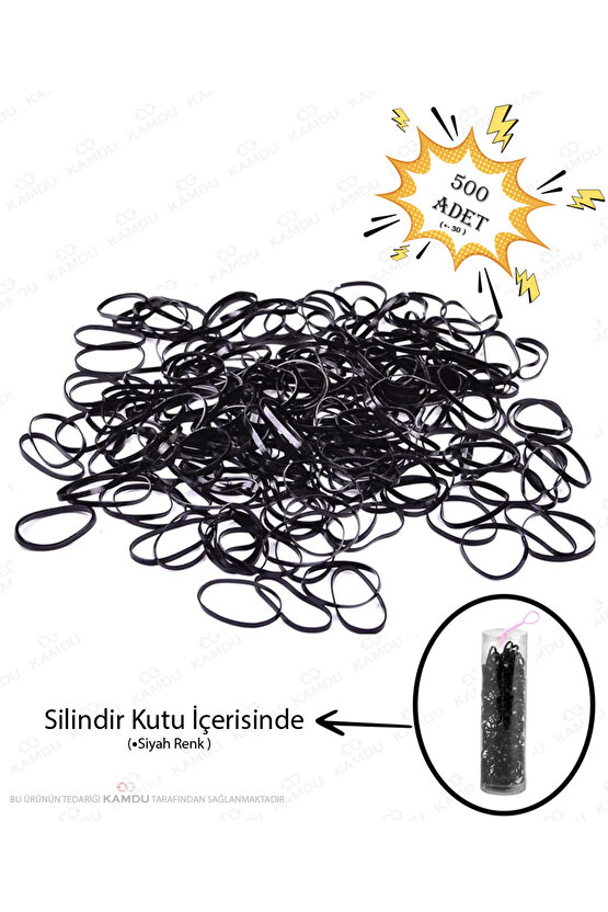 ( 2 Paket ) Saç Örgü Tokası, Lastik Toka, Çok Tokası, Kutulu Lastik Toka