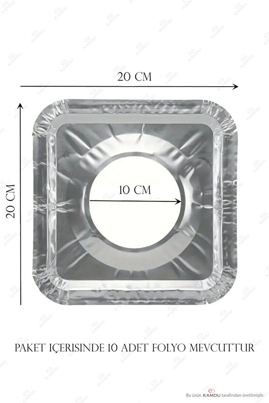 20 Adet Ocak Koruyucu Folyo, Isıya Dayanıklı Folyo, Ocak Leke Önleyici, Ocak Üstü Folyo