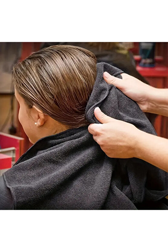 ( 4 Adet ) 50x90cm Mikrofiber Havlu,berber Havlusu, Kuaför Havlusu, Sporcu Havlusu, El Yüz Havlusu