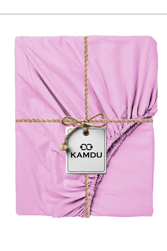 180x200cm Battal Boy Çift Kişilik Pamuklu Lastikli Çarşaf ( Yastık Kılıfı 50x70cm HEDİYELİ )