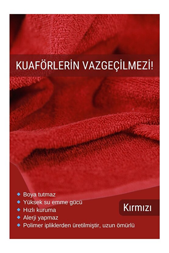 ( 6 Adet ) 50x90cm Mikrofiber Havlu,berber Havlusu, Kuaför Havlusu, Sporcu Havlusu, El Yüz Havlusu