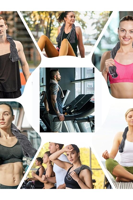 ( 6 Adet ) 50x90cm Mikrofiber Havlu,berber Havlusu, Kuaför Havlusu, Sporcu Havlusu, El Yüz Havlusu