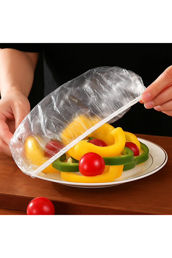 ( 50 Adet ) Çok Amaçlı Bone, Tabak Bonesi, Gıda Bonesi, Tencere Bones, Saç Bonesi