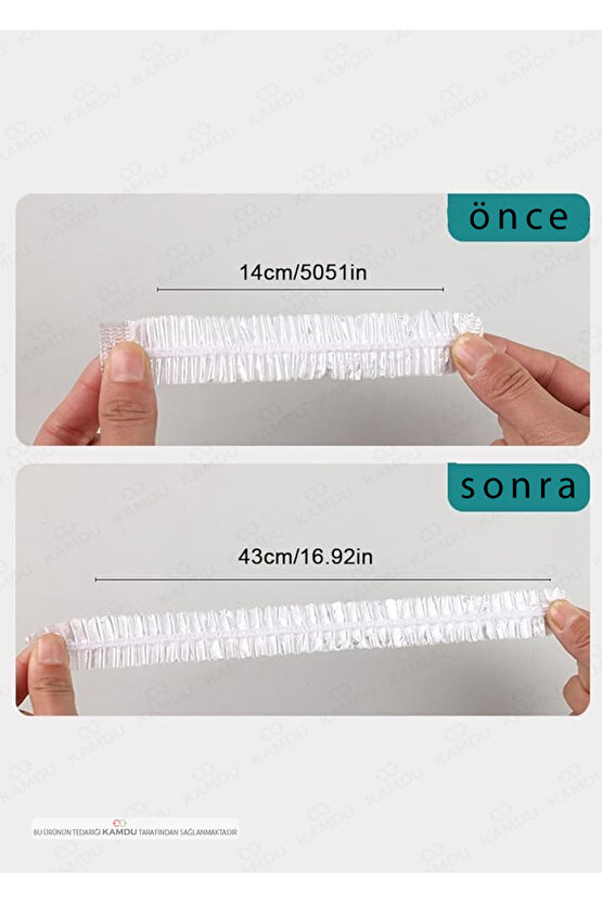 ( 50 Adet ) Çok Amaçlı Bone, Tabak Bonesi, Gıda Bonesi, Tencere Bones, Saç Bonesi