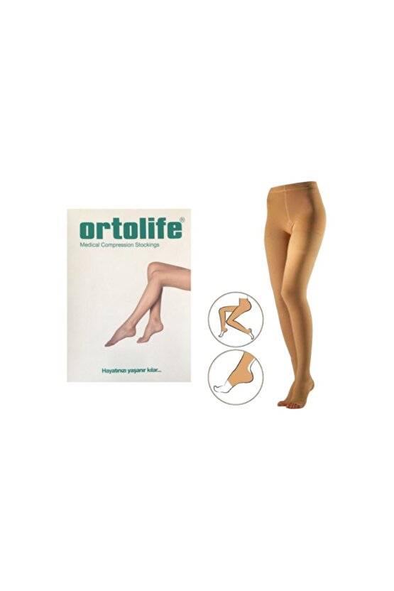 Külotlu Varis Çorabı Parmak Ucu Açık