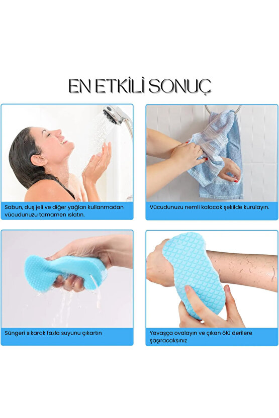 (2 Adet ) Bebek Yıkama Süngeri , Bebek Peeling Süngeri, Kir Çıkartan Sünger