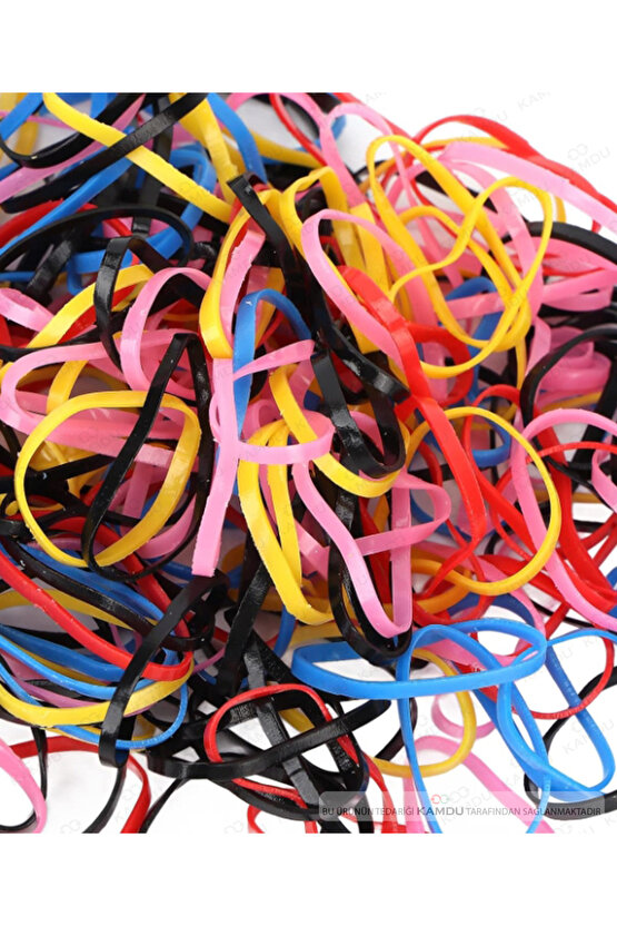 Saç Örgü Tokası 1 Paket, Lastik Toka, Çok Tokası, Kutulu Lastik Toka