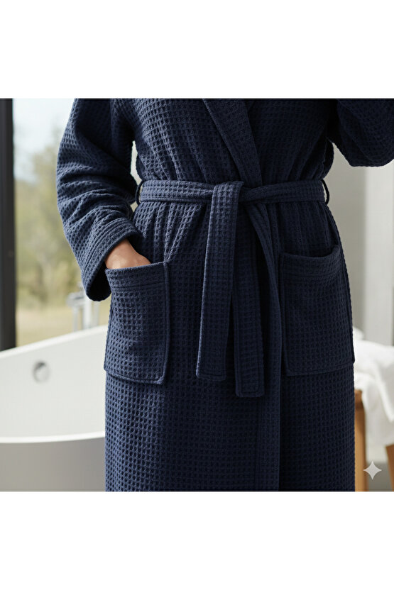 Pike Bornoz , Sabahlık Bornoz , Waffle Pike Bornoz ,unisex Pike Bornoz ,hamam Sauna Bornoz