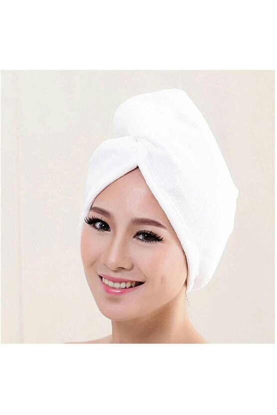 Beyaz Saç Havlusu Bone