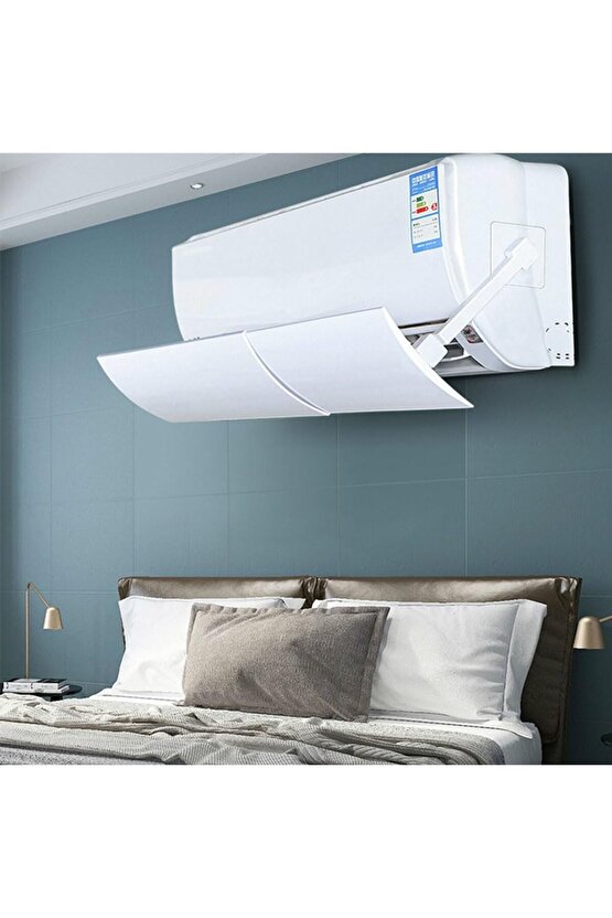 Ayarlanabilir Klima Hava Yönlendirici Aparatı Klima Siperliği 56-100 cm Split Klima Siperliği