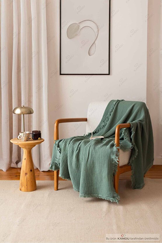 100x200 cm Müslin %100 Pamuk Tv Battaniyesi, Çok Amaçlı Müslin Örtü, Pamuk Battaniye