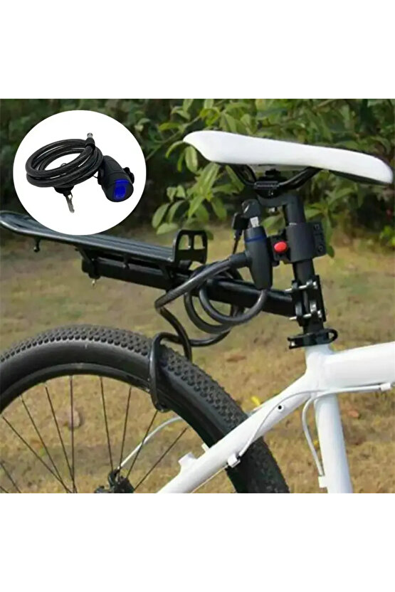 Yüksek Güvenlikli Çelik Kilit – Bisiklet Motosiklet Scooter ve Bebek Arabası İçin Dayanıklı Koruma